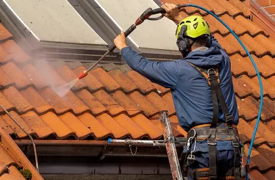 Démoussage et hydrofuge de toiture à Yffiniac